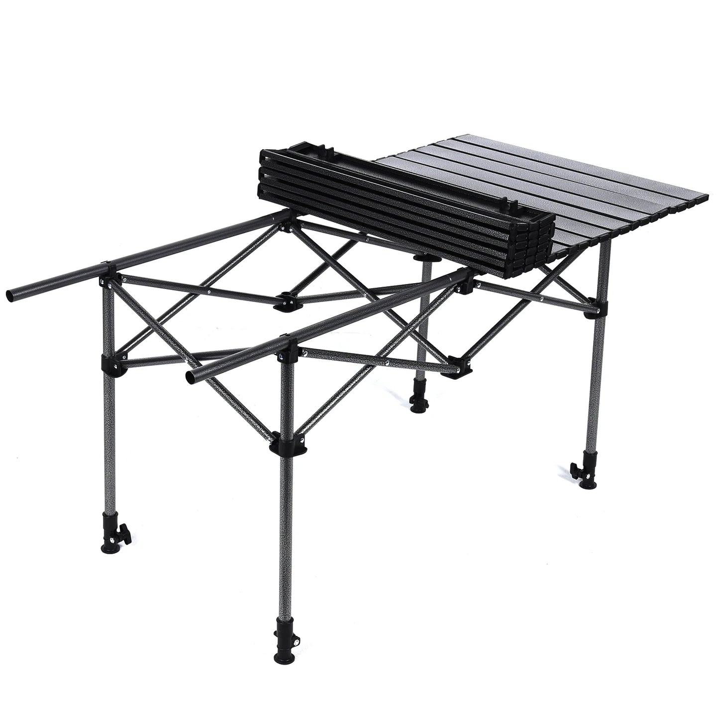 Shunmaii Folding Table Adjustable Portable Picnic Desk