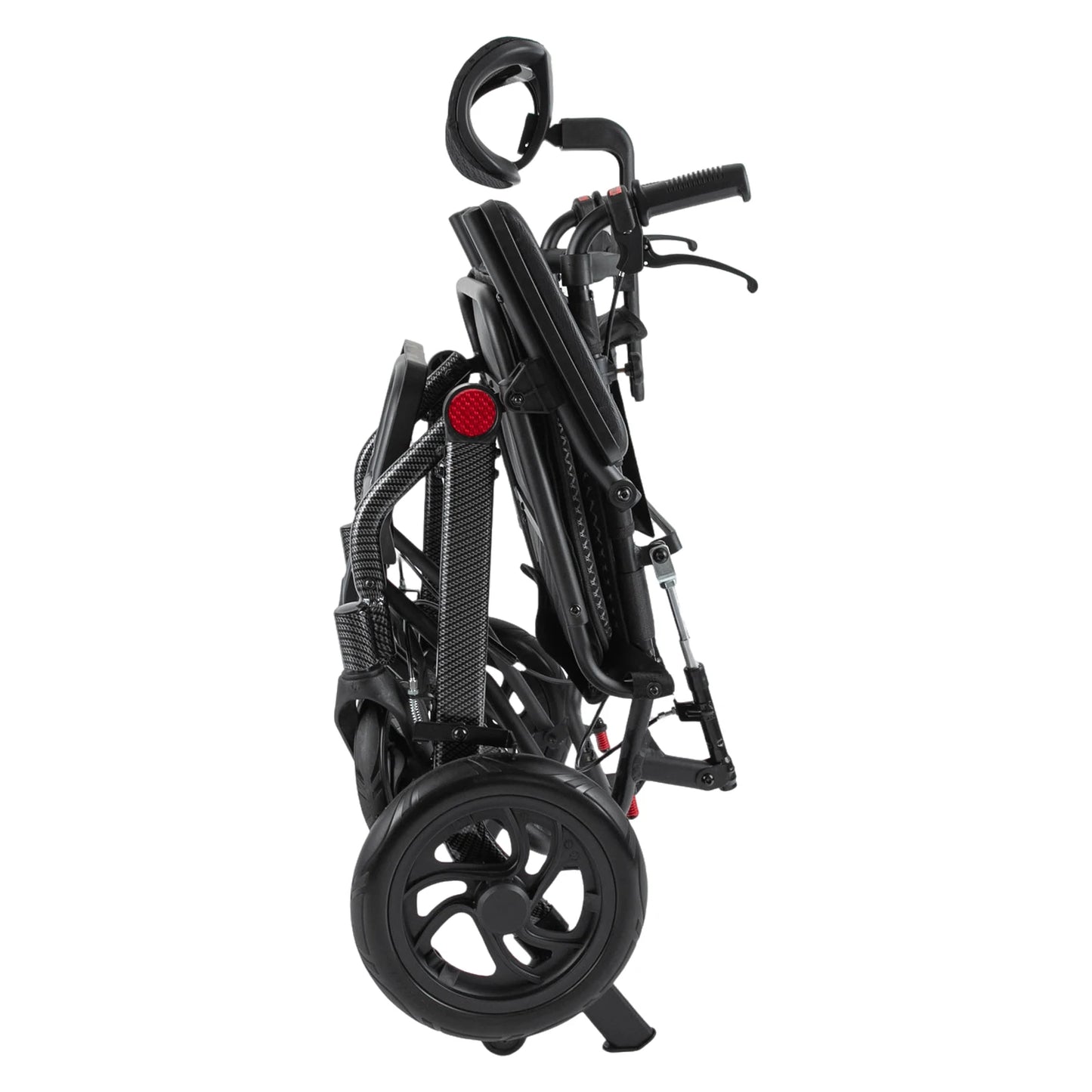 Reclining Wheelchairs, Folding Transport Wheelchair for Seniors, AC976 Adult Reclining Wheelchair for the Elderly, Pregnant