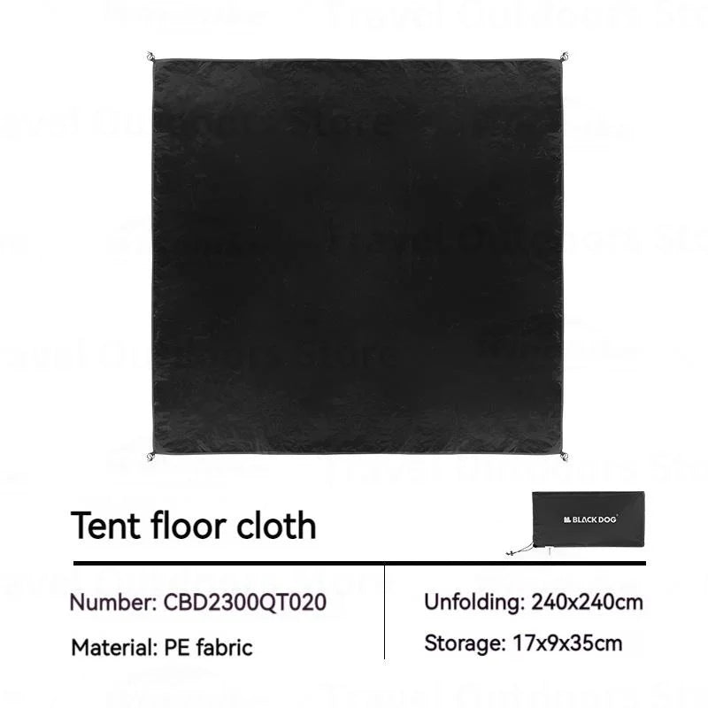 Naturehike BLACKDOG Camping One-touch Tent 3 ~ 4 People for Outdoor Travel Picnic Beach 150D Oxford Vinyl Tent Waterproof 2000mm