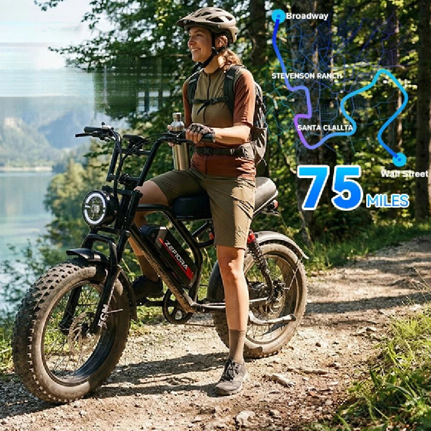 14 Inch Explorer King Mountain Ebike,Certified UL2849 45° Climbing Adjustable Front Brake Seat Factory Original Free Local Shipping