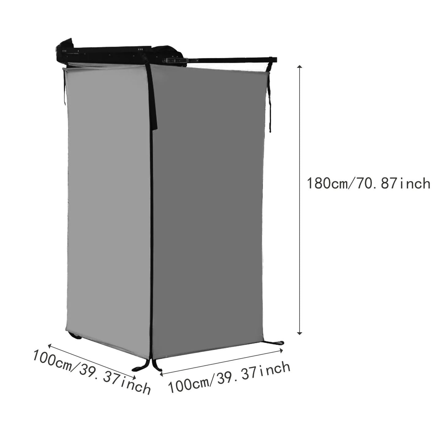 Car Side Shower Tent Waterproof Privacy Shower Tent RV Tailgate Van Toilet Changing Room Shelter for Outdoor Camping HikingBeach