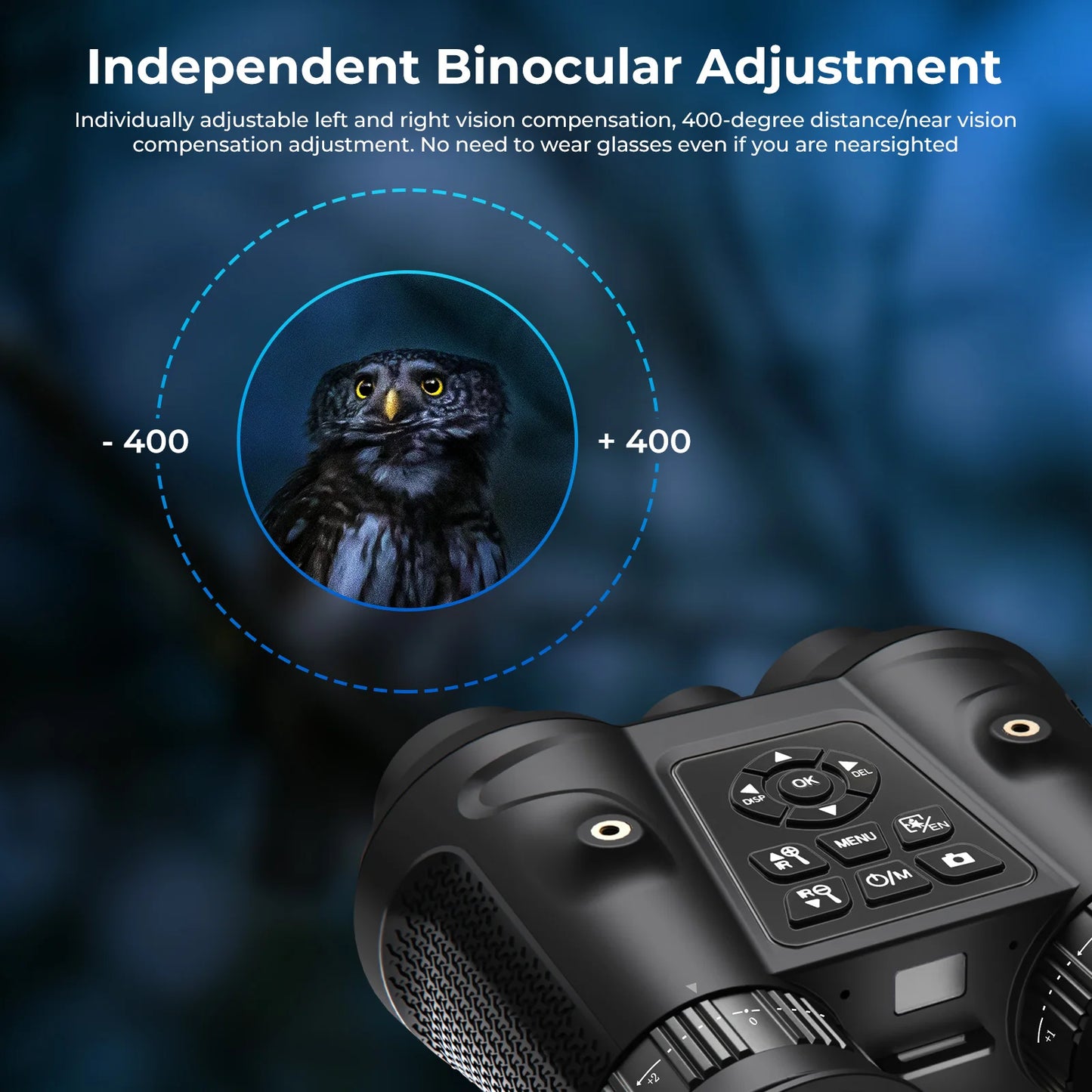 Night Vision Goggles 4K UHD Night Vision Binoculars 3D VR Infrared Vision Tactical Helmet Mounted Night Vision Binoculars