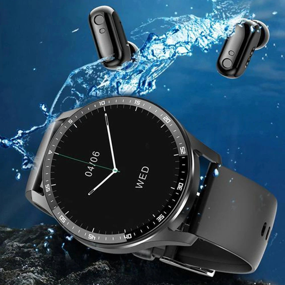2 in 1 Smart Watch With Earbuds Smartwatch TWS Bluetooth Earphone Heart Rate Blood Pressure Monitor Sport Watch Fitness Watches