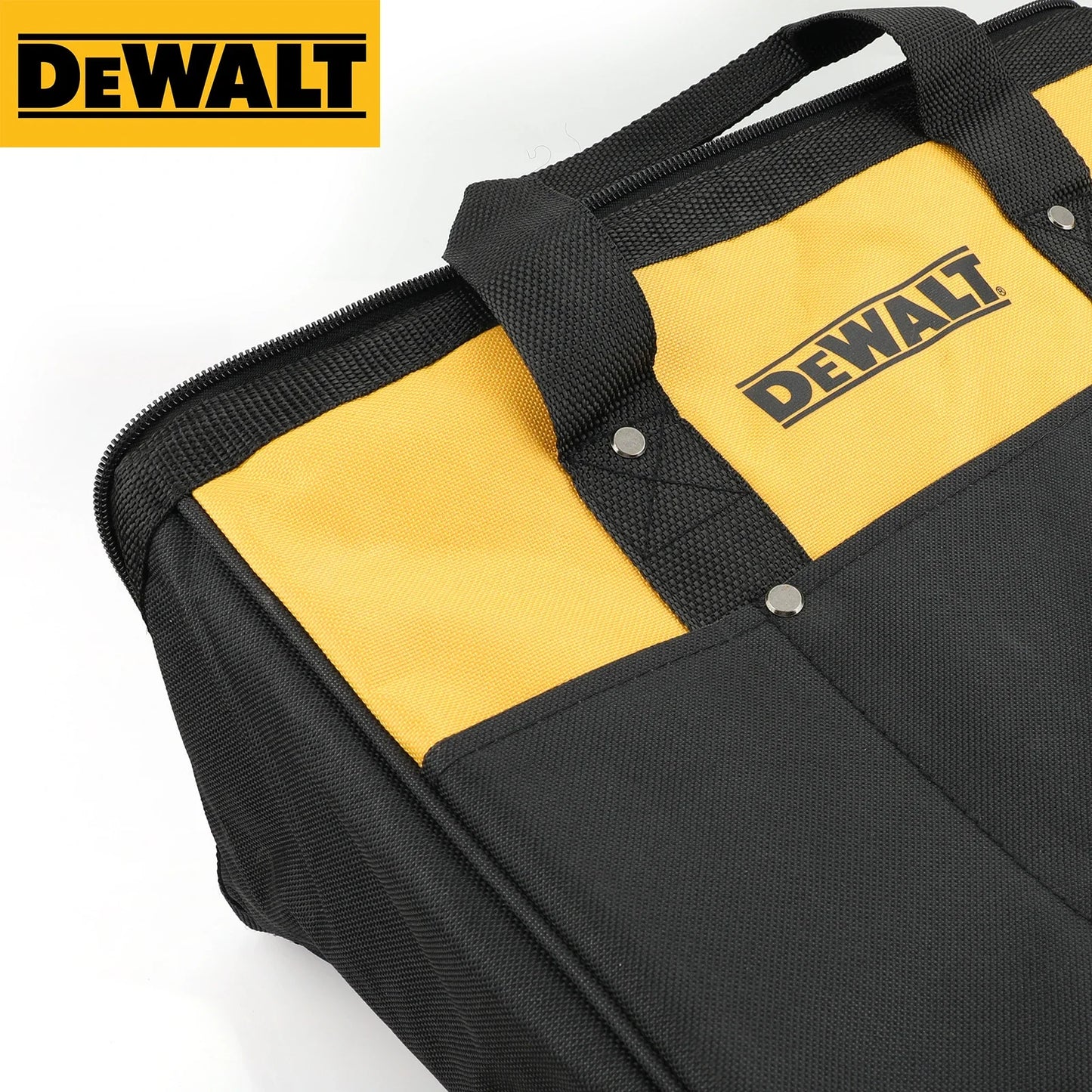 DEWALT multifunctional tool kit, electric wrench, screwdriver, metal hardware accessories, durable storage tool, handbag