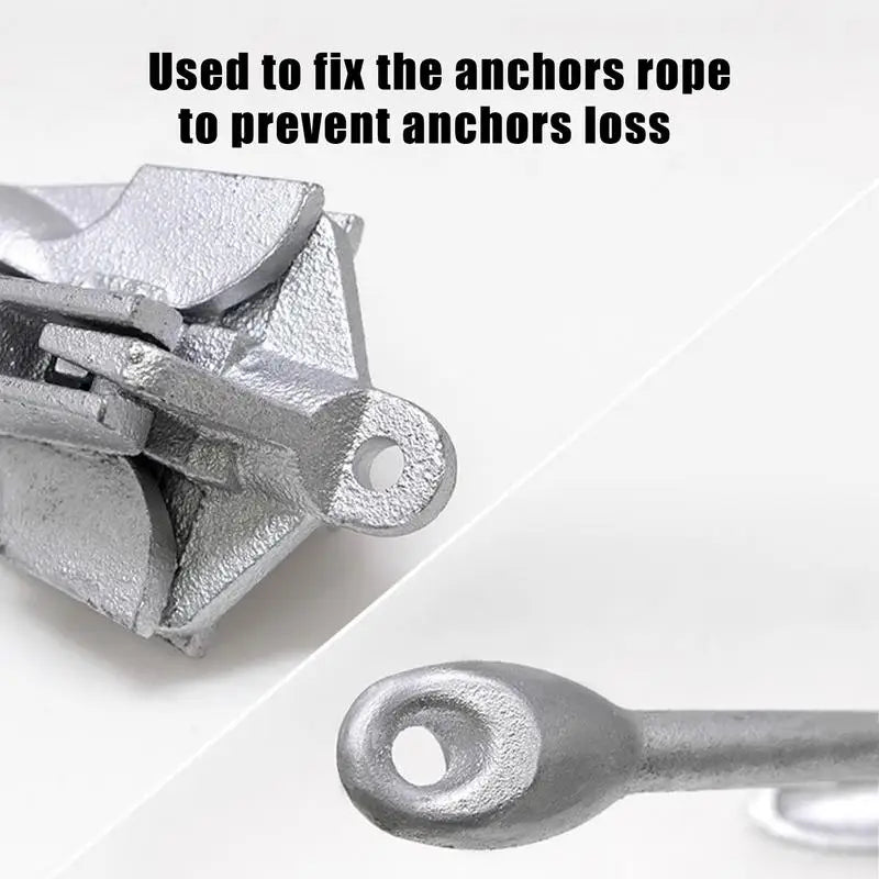 Anchoring For Kayak Quick Release Boat Anchoring Folding Heavy-Duty Retrievable Boat Accessories For Lake Fishing Kayaking Dock