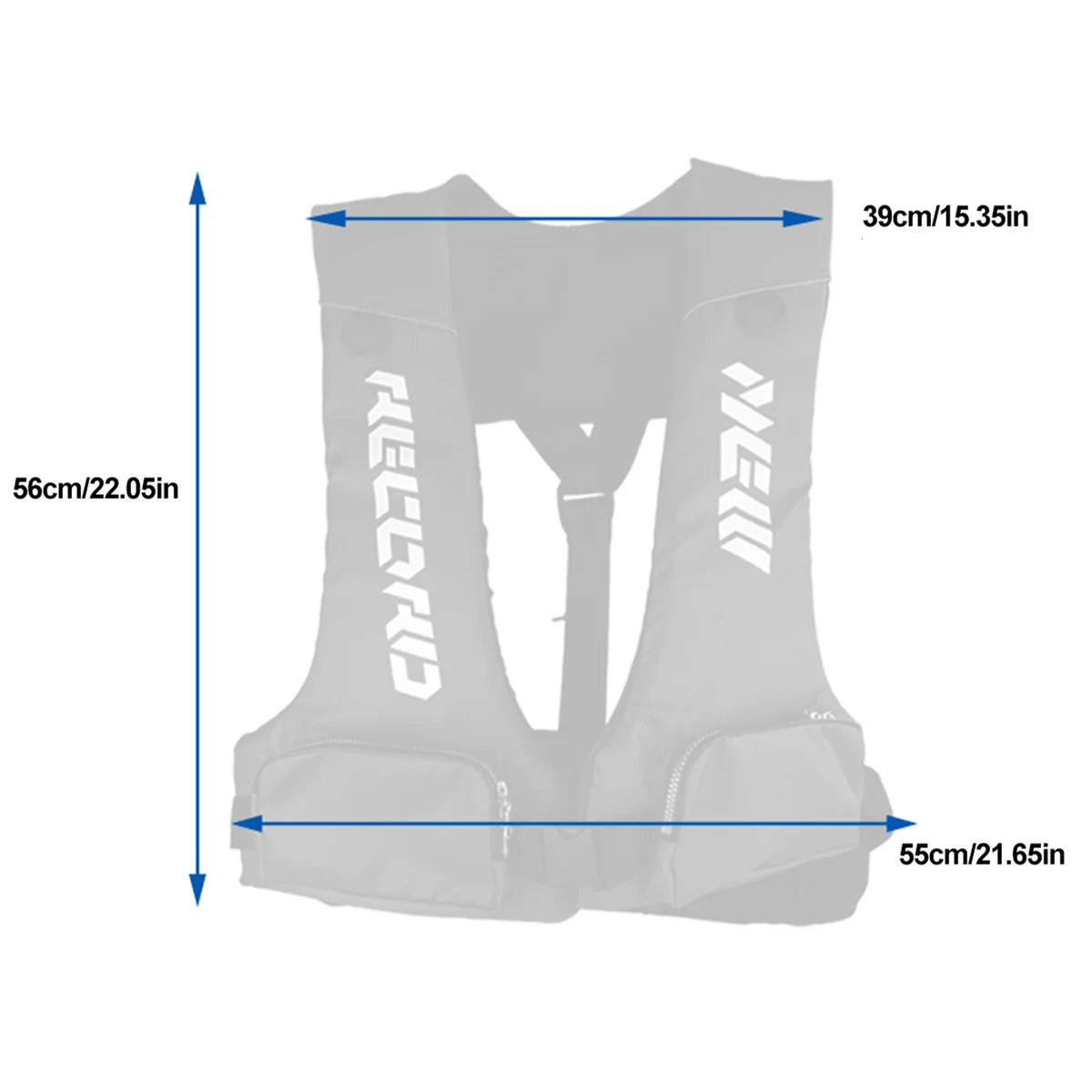 ZYZ Lightweight Fishing Jacket Multi-function Buoyancy Vest Buoyancy Greater than 5.5kg Outdoors Sports Boating Fishing Clothes