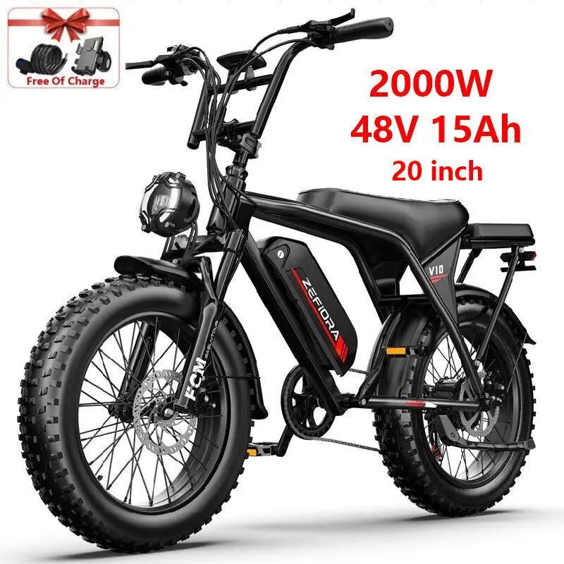 14 Inch Explorer King Mountain Ebike,Certified UL2849 45° Climbing Adjustable Front Brake Seat Factory Original Free Local Shipping