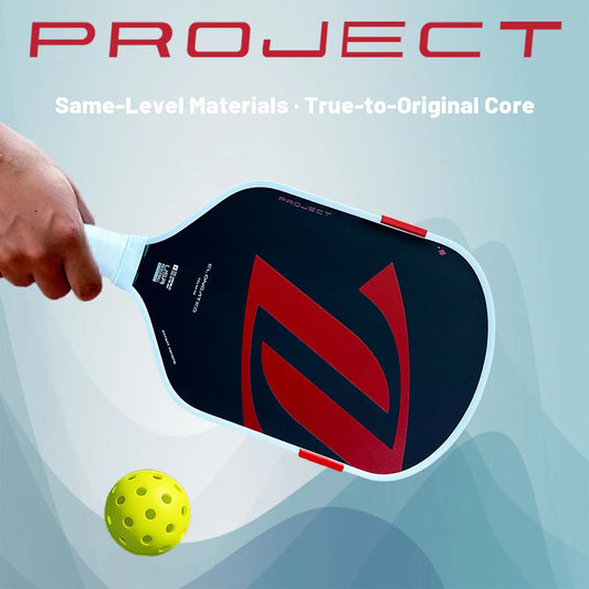 Boom/Project/-Level Quality Pickleball Paddle | True-to-Original Foam Core|Multi-Strata Face|Power&Control
