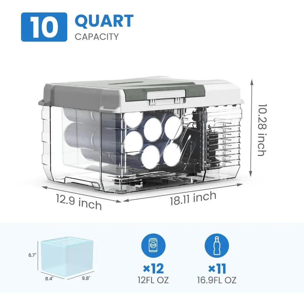 Portable 12V Car Refrigerator 12 24V DC For Truck RV Camp