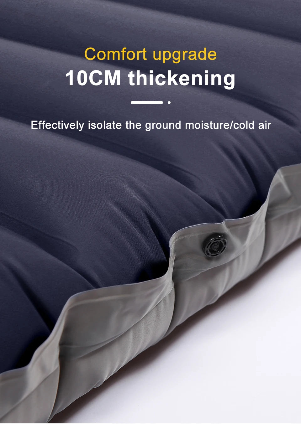 Outdoor Thicken Camping Mattress Ultralight Self-inflating Air Mattress Built-in Inflator Pump For Travel Hiking Fishing