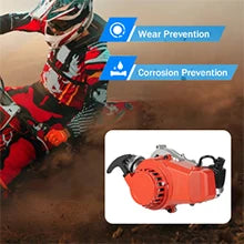 49cc 50cc 2 Stroke Racing Gasoline Engine Single Cylinder Pull Start Motor for Dirt Bike Pocket Bike ATV Scooters Engine Kits