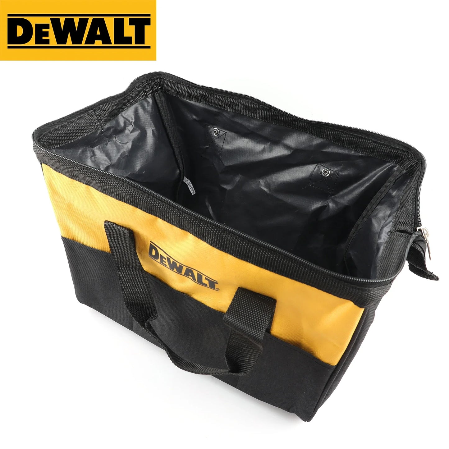 DEWALT multifunctional tool kit, electric wrench, screwdriver, metal hardware accessories, durable storage tool, handbag