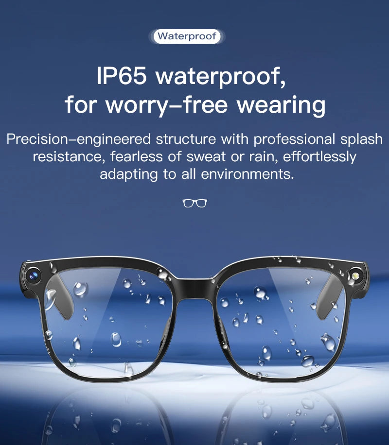 2026 New Smart AI Glasses 1080P HD Video Record Camera ChatGPT Bluetooth Call 32GB ROM Language Translation Music Sunglasses Men