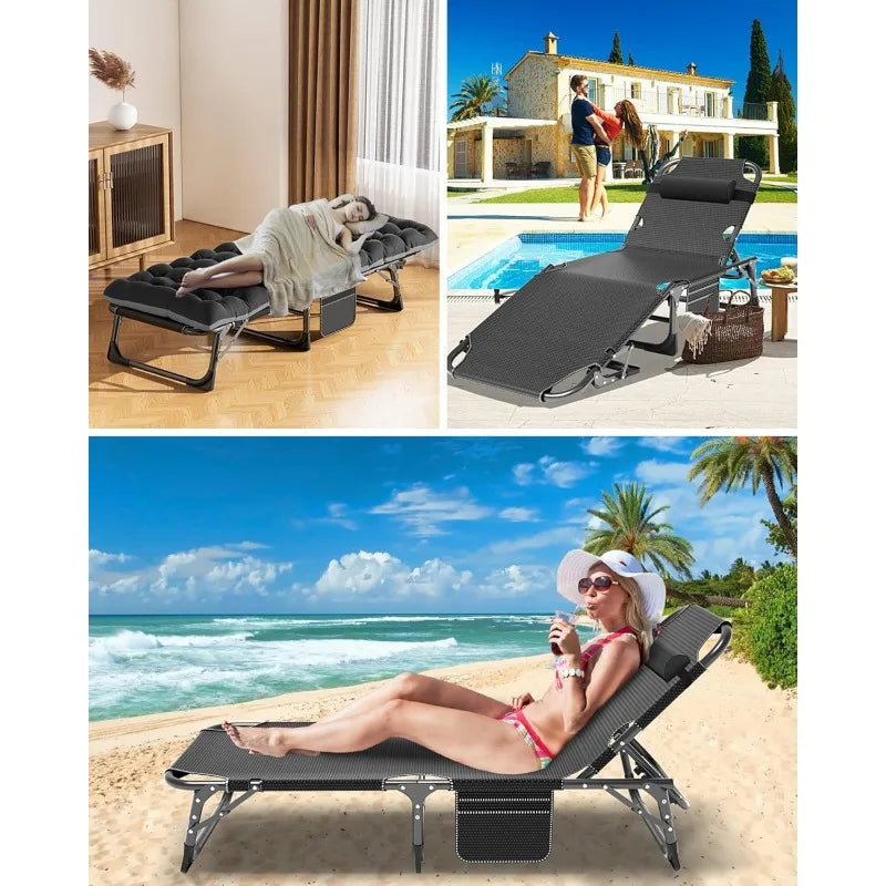 YTYIN Folding Camping Cot for Adults Heavy Duty Mattress