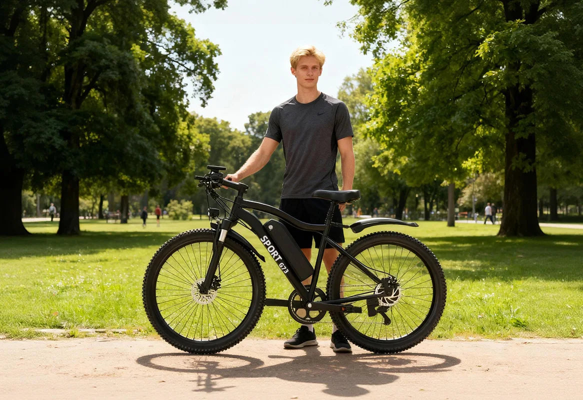 UPlee G73 Electric Bike Adults Electric Bicycle Peak 740W 48V 13AH e bike 26" Fat Tire Mountain Bike 25mph Electric Dirt Bike