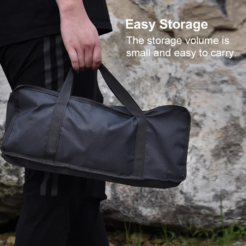 West Tune Folding Camping Table Aluminum Storage Mesh Bag