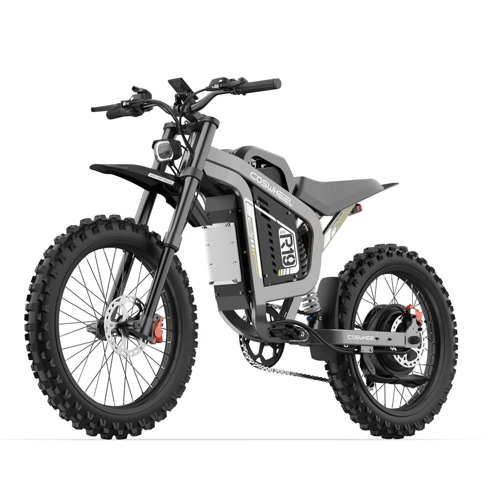 Coswheel Electric Bike 6000W Motorcycles R19 72V 40AH Battery Dirt Mountain Bike Lightweight Off-Road EBike For Adult