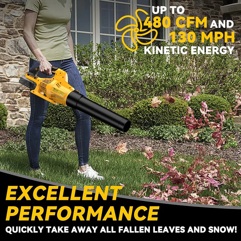 32000rpm Cordless Blower Yard Leaf Removal Storm Machine For Home And Street Power Tools For Dewalt 20V Battery Pin