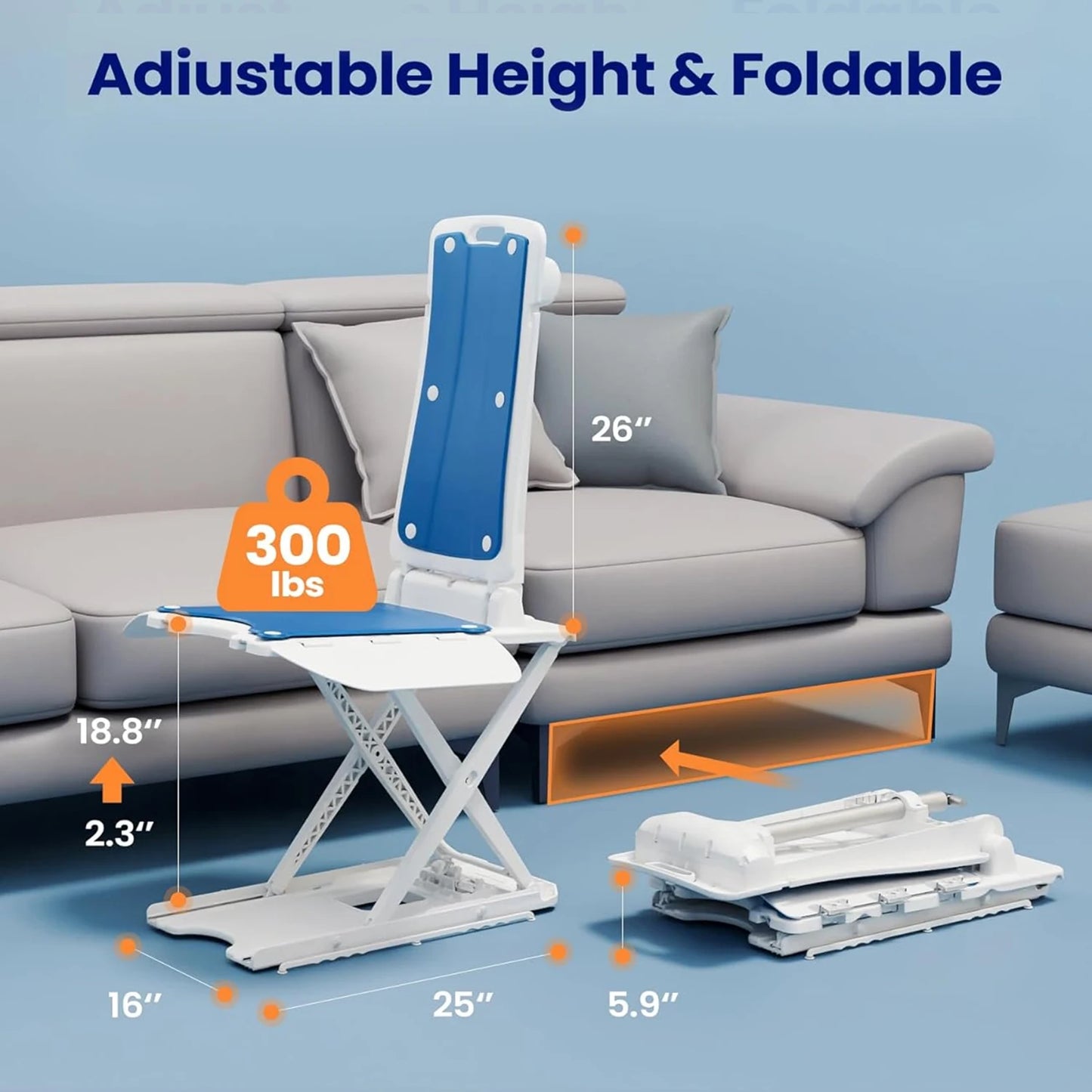Portable Electric Chair Lift With Remote Control For Home