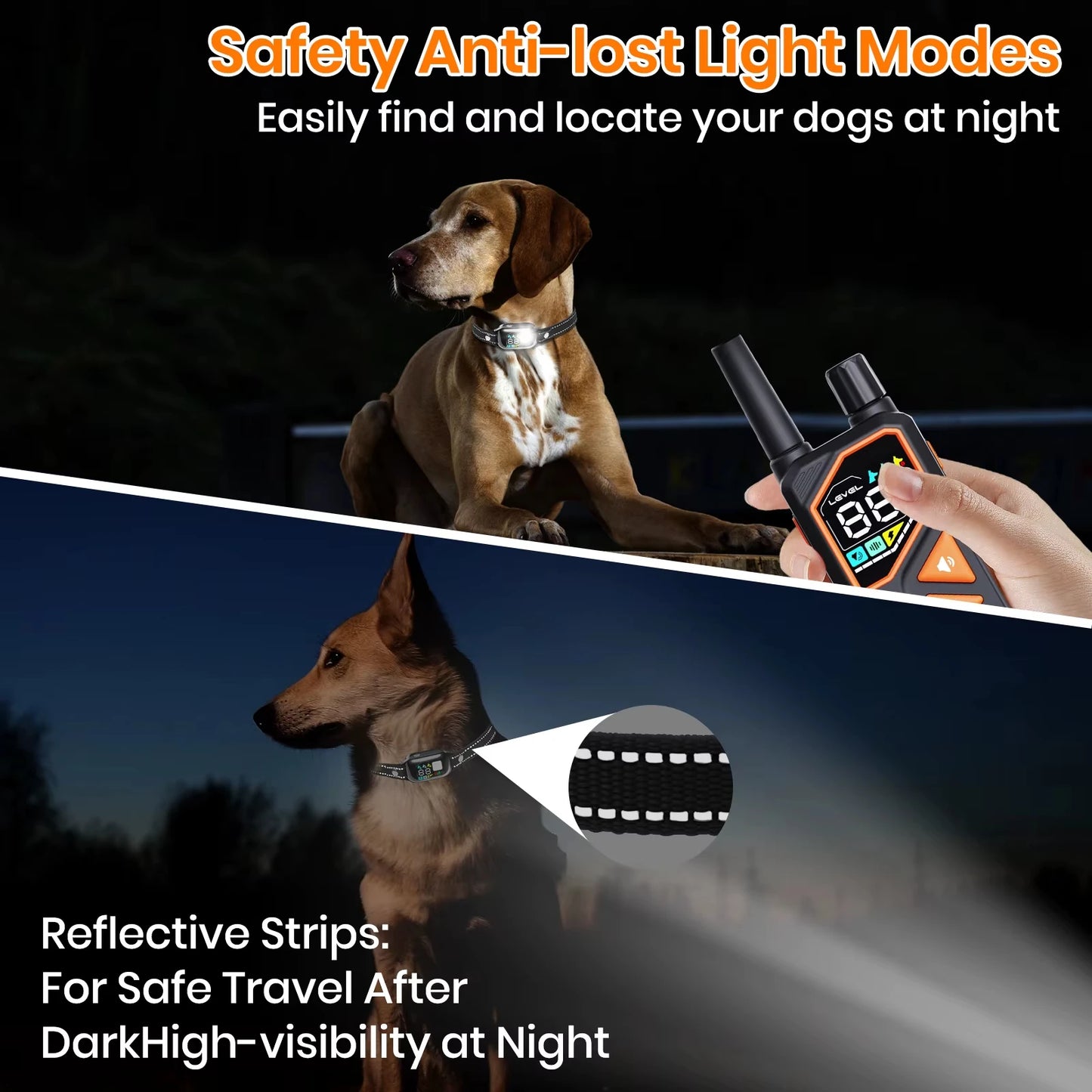 2026 New AI Electric Collar for Dog Training,3300ft Dog Training Collar with Automatic Mode,IPX7 Waterproof Dog Anti Bark Collar