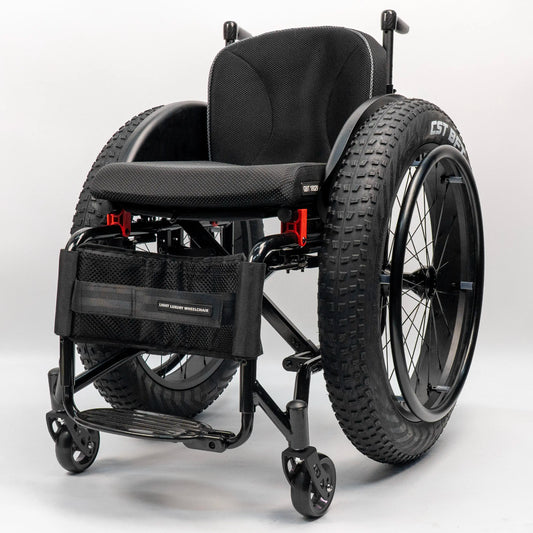 Sports Wheelchair 5802 Hard All-Terrain Big Wheel Sports Wheelchair Snow Tire Beach Wheel Shock Absorber Front Model