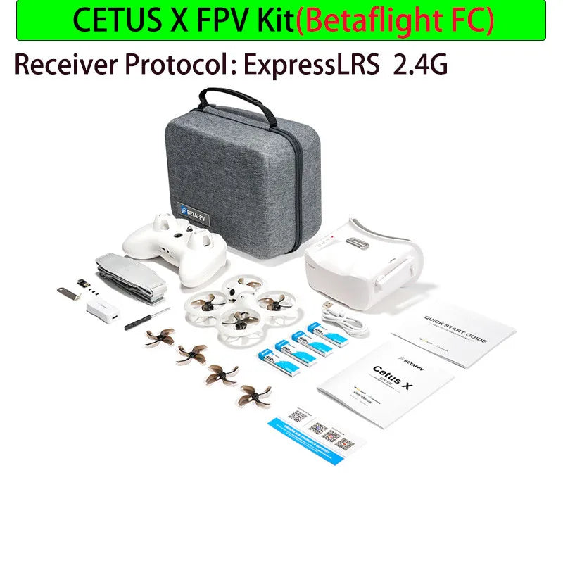 BETAFPV Cetus X FPV Kit Brushless FPV Quadcopter ELRS 2.4G / Frsky FC Indoor Racing Airplane Ship from US