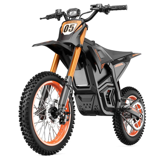 Electric Dirt Bike for Adults, 3000W Peak Motor, Max 34 MPH and 48V 21Ah Removable Battery, Dual Hydraulic Brakes,, Customized