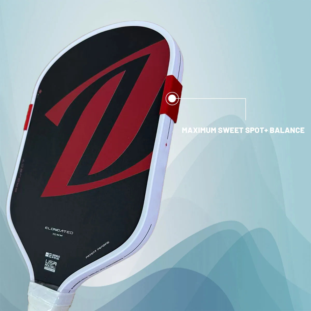 Boom/Project/-Level Quality Pickleball Paddle | True-to-Original Foam Core|Multi-Strata Face|Power&Control