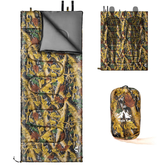 Night Cat Camping Sleeping Bag Lightweight For Travel