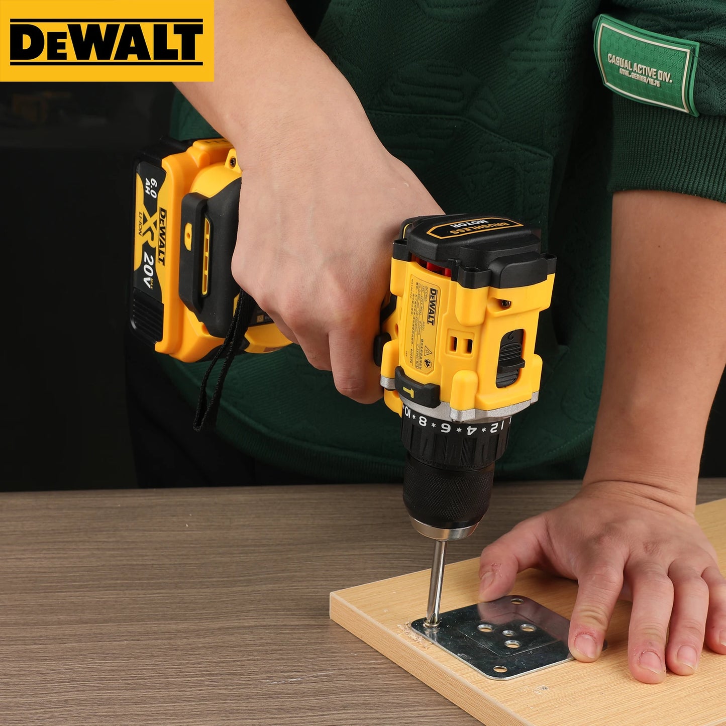 DEWALT DCD805 20V MAX Brushless Cordless Impact Drill Electric Screwdriver Multi-Function Hand Drill Tool