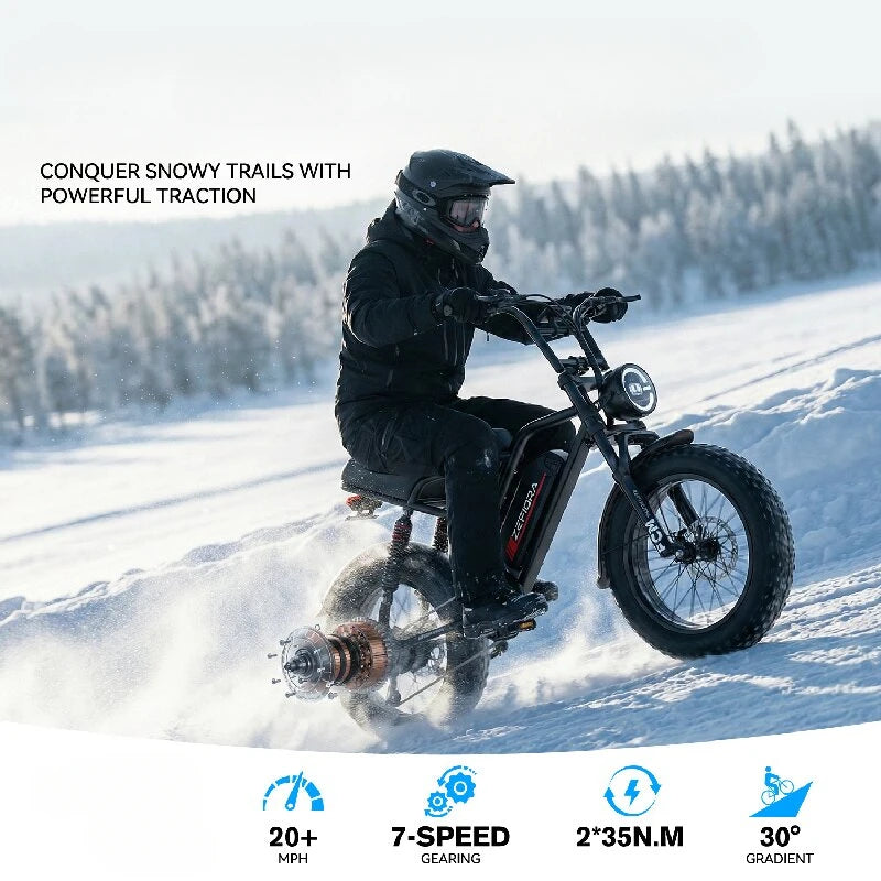 14 Inch Explorer King Mountain Ebike,Certified UL2849 45° Climbing Adjustable Front Brake Seat Factory Original Free Local Shipping