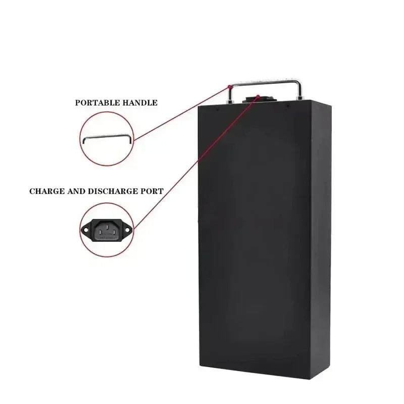 Air fast transportation 60V New Full Capacity Power 18650 Lithium Battery 20ah-100ah Lithium Battery Pack Suitable for 250-2000W