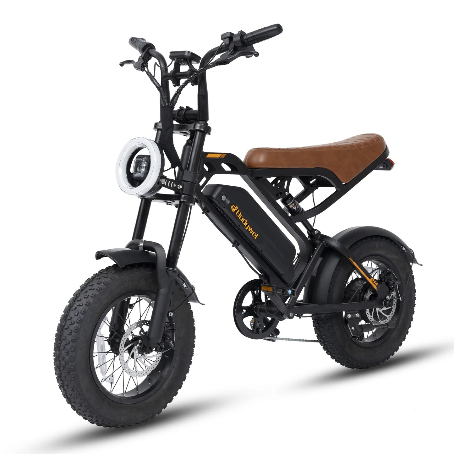 Bodywel M16 Off-Road Electric Bike for Adults 1500W Motor 48V 15AH Battery Fat Tire Mountain Moped Ebike All-Terrain Motorcycle
