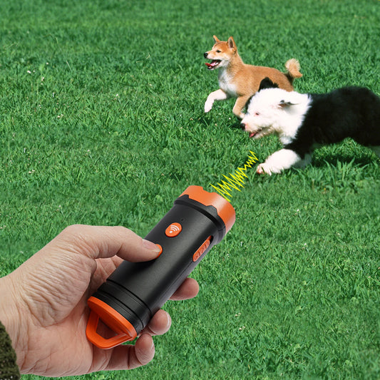 Portable Ultrasonic Dog Bark Deterrent Device Ipx4 Waterproof Type-C & Usb Cable For Hiking, Camping Or Daily Walks