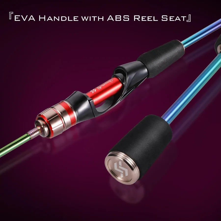 Ultralight Graphite Spinning Fishing Rod and Reel Combo for Precision Casting and Light Tackle Applications 2Piece Design with