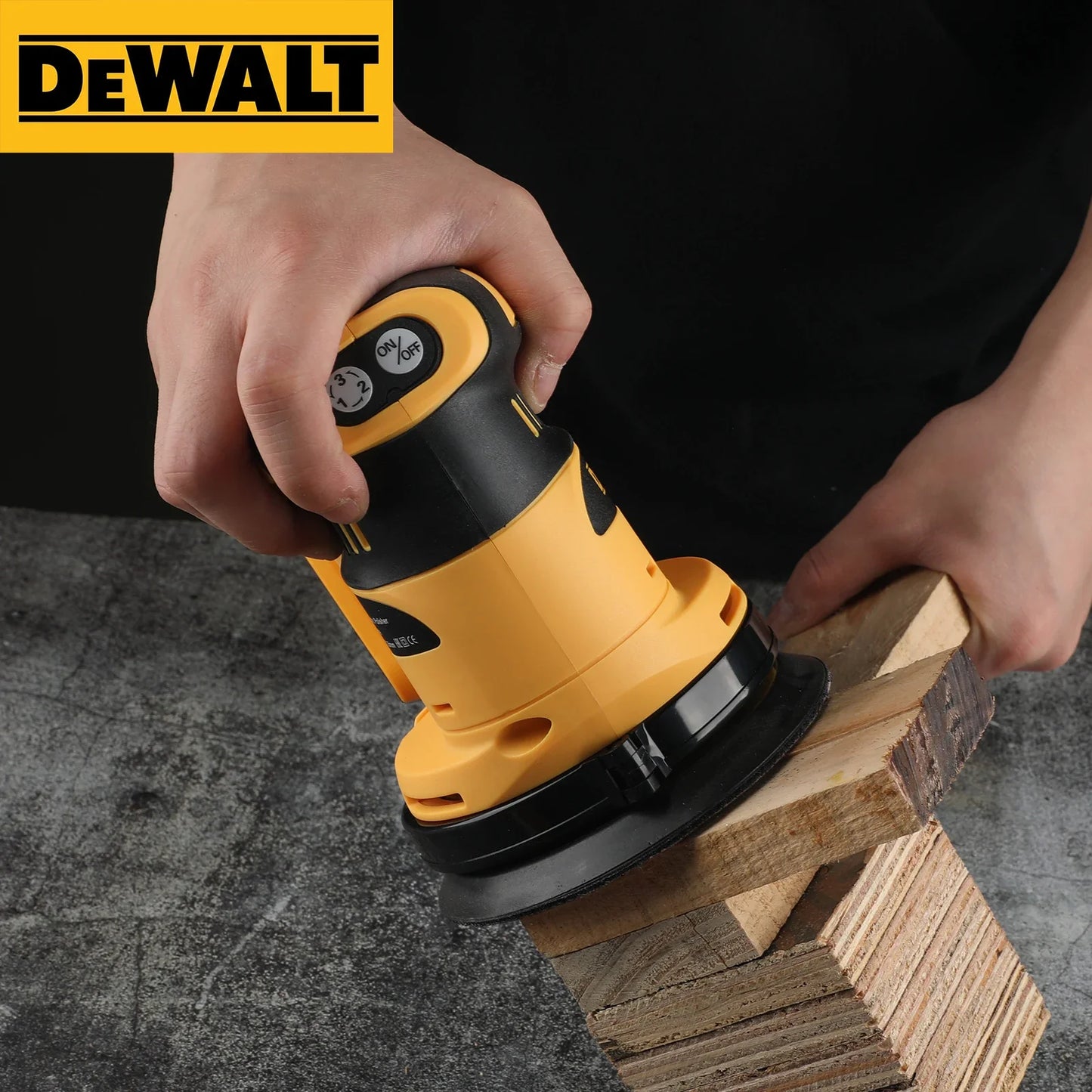 DeWalt WS - KA7 XR LI - ION Electric Polisher – Rechargeable, Lightweight Mini, ComfortGrip, 3 - Gear Adjust, 125mm Sandpaper