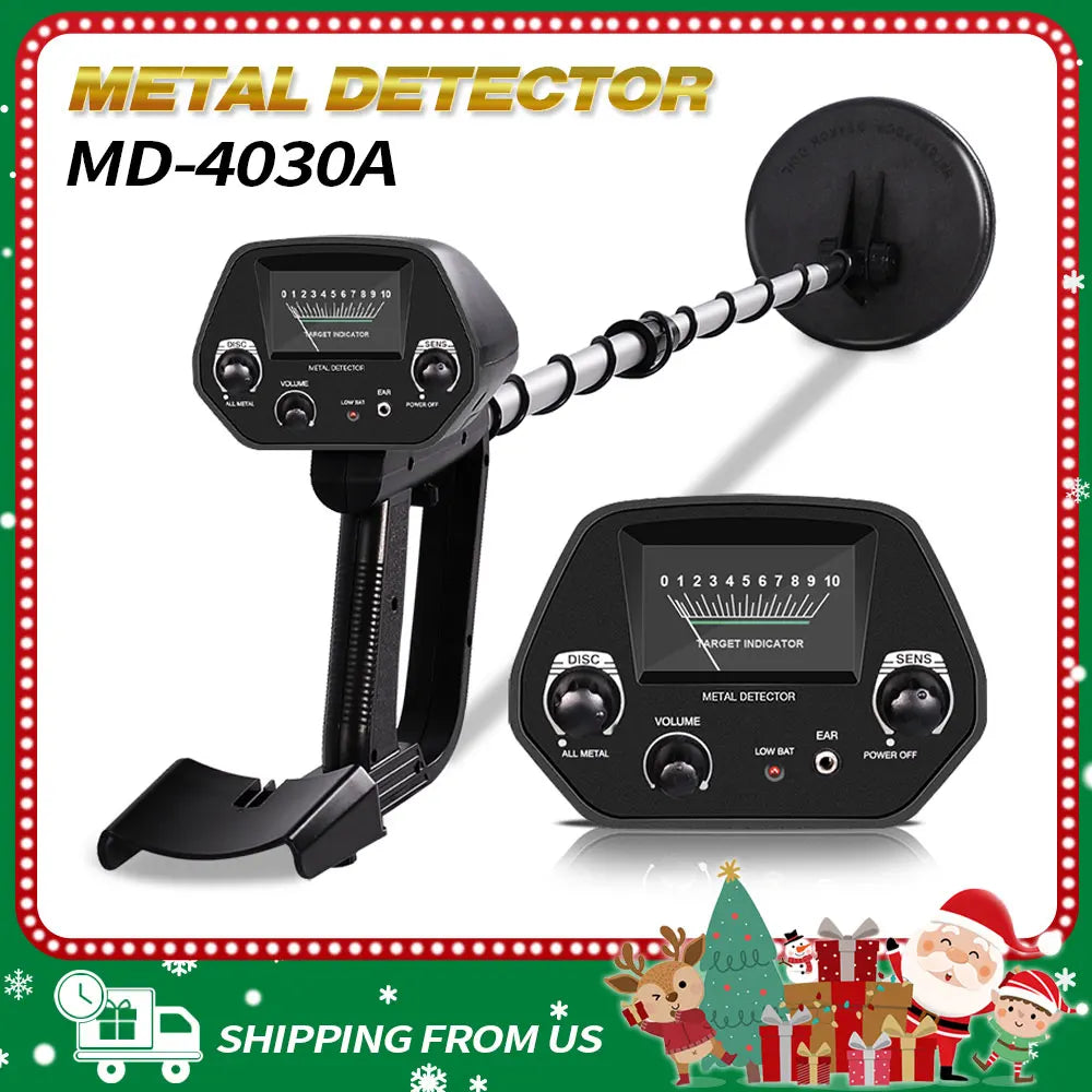Metal Detector for Adults & Kids, Lightweight Metal Detector Waterproof Adjustable 30" to 42" Gold Detector for Backyard Search