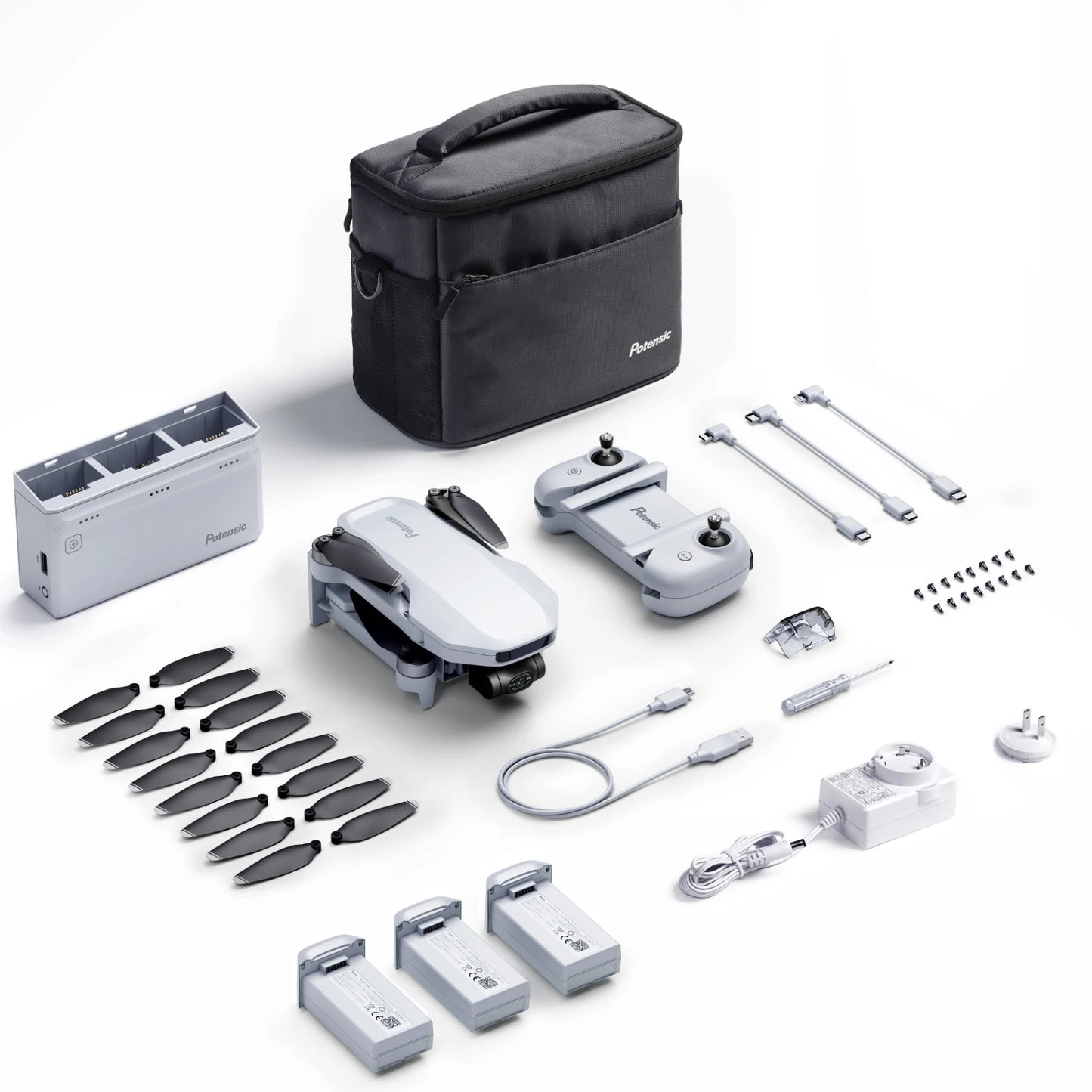 Potensic ATOM 3-Axis Gimbal 4K GPS Drones Under 249g Max 6-KM for Adults and Beginners