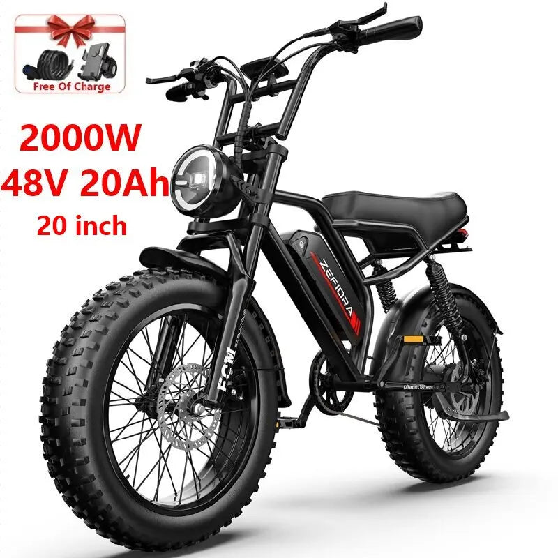 14 Inch Explorer King Mountain Ebike,Certified UL2849 45° Climbing Adjustable Front Brake Seat Factory Original Free Local Shipping