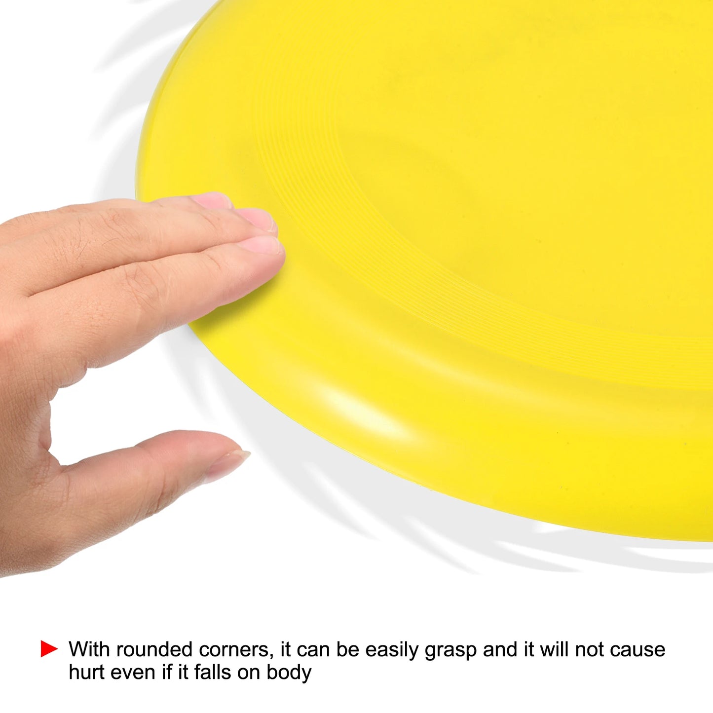 9 Inch Flying Disc, 10 Pack Outdoor Playing Training Colorful Flying Disk Set for Beach Lawn Park Camping Game