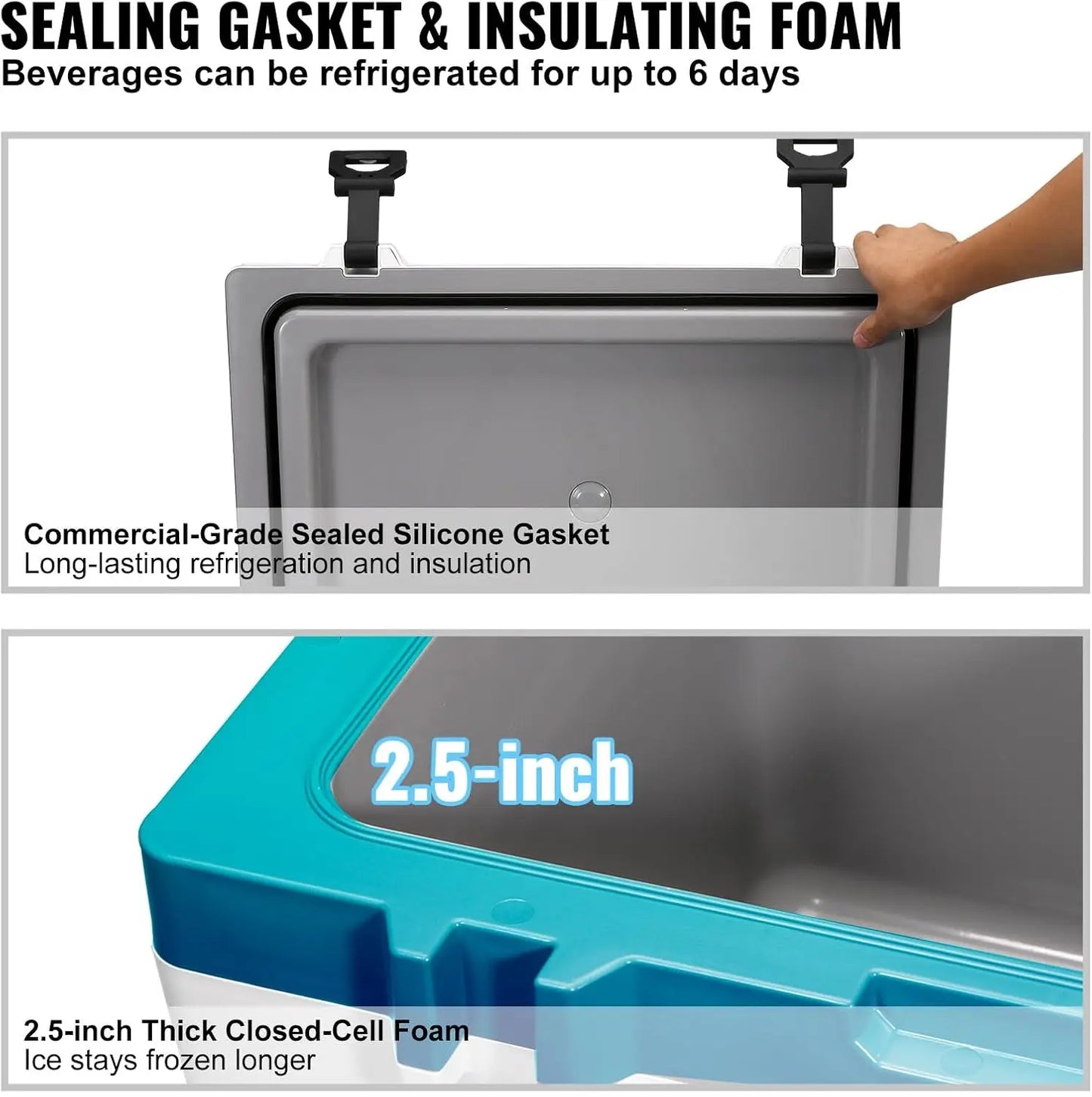 Hign-concerned Ultra Light Hard Cooler With Ice Retention