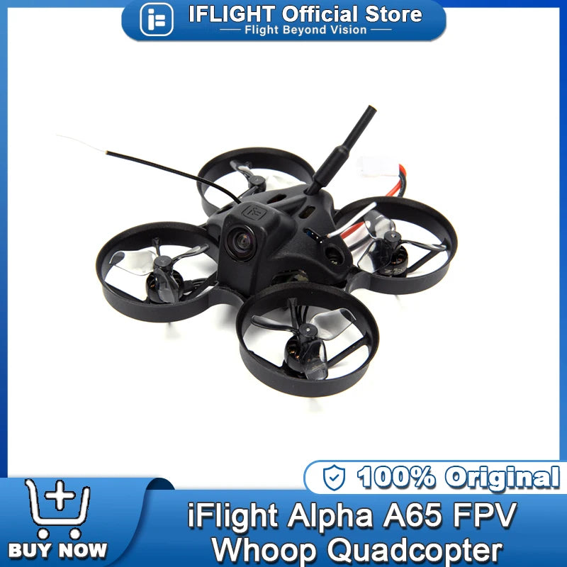 iFlight Alpha A65 Analog 1S BNF Ultralight Indoor Brushless Sleeve FPV Starter Traverser TinyWhoop Drone