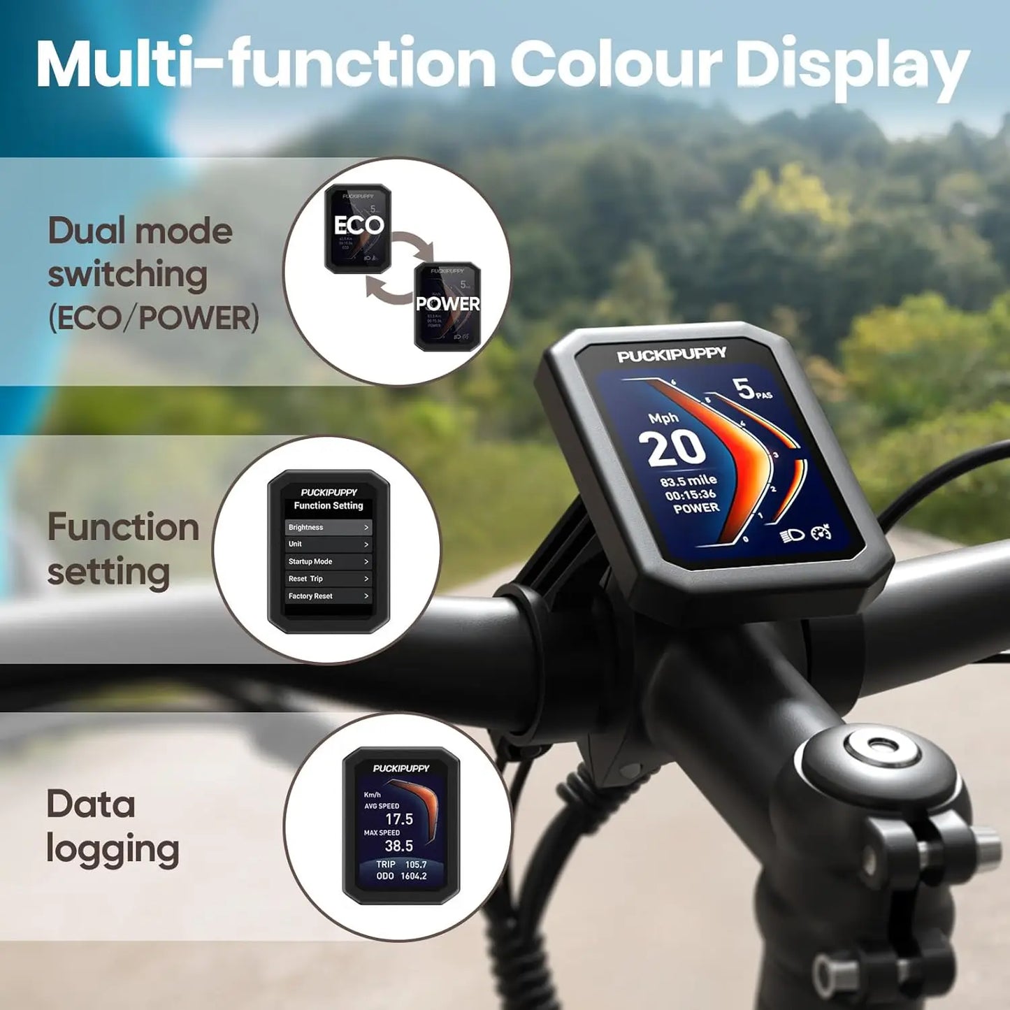 Electric Bike for Adults 960W, 26" Fat Tire, Step-Through Design Electric Mountain Hunting Bike, 48V 15AH Max 28MPH, Customized
