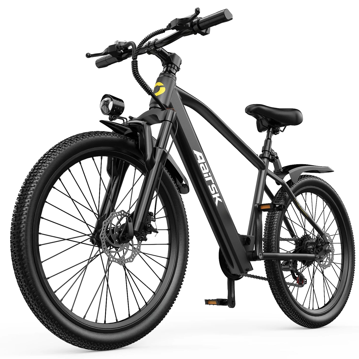 Aairsk GT300 Adult E-bike 26 Inch Fat Tire E-Mountain bike Off-road Electric bicycle 400W Motor 36V 10.4Ah Battery Electric Bike