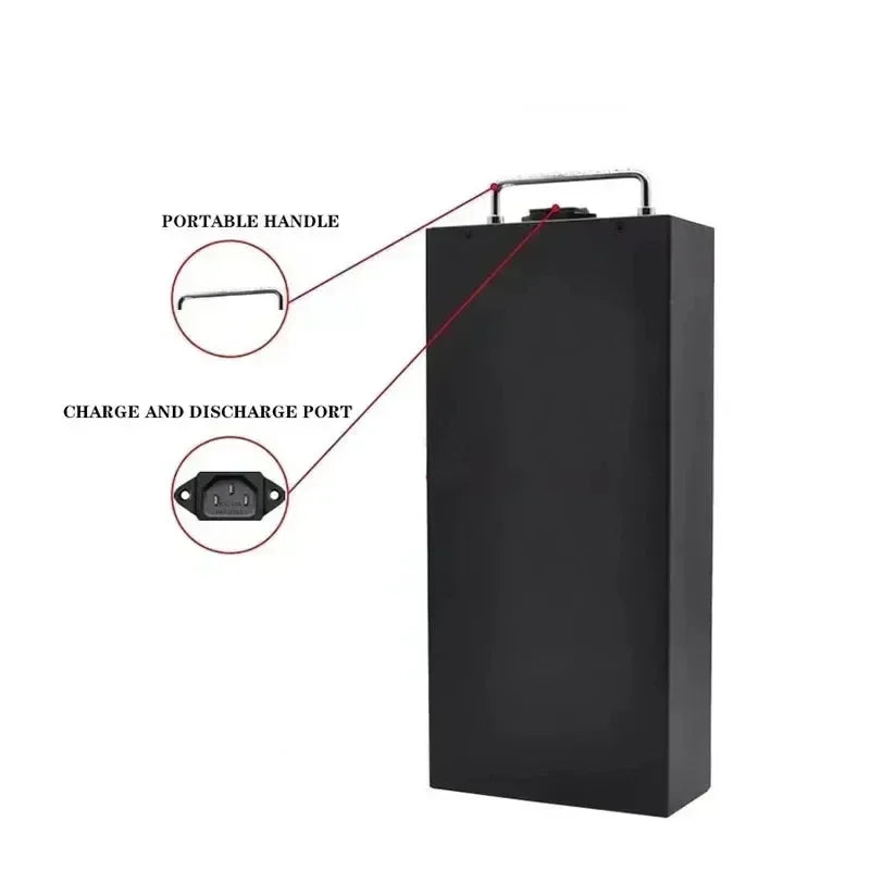 Air fast transportation 60V New Full Capacity Power 18650 Lithium Battery 20ah-100ah Lithium Battery Pack Suitable for 250-2000W