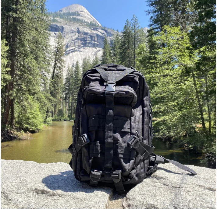 3P Off-road Large-capacity Hiking Backpack Men's Multi-functional Double-shoulder Sports Outdoor Mountain Climbing Backpack