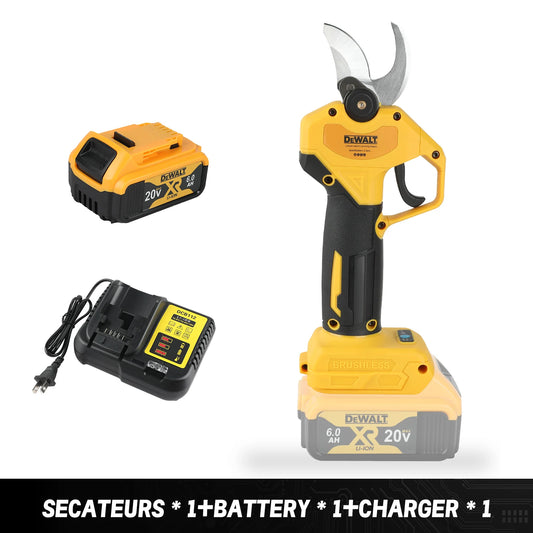 Dewalt 18V Brushless Cordless Pruning Shears:The Ideal Tool for Effortless and Precise Fruit Tree&Branch Trimming in Your Garden
