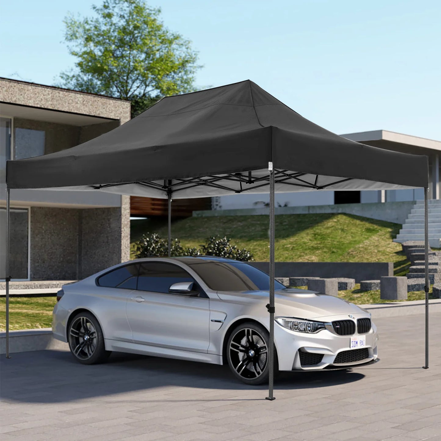 COBIZI All Season Pop Up Canopy Tent With 4 Sidewalls