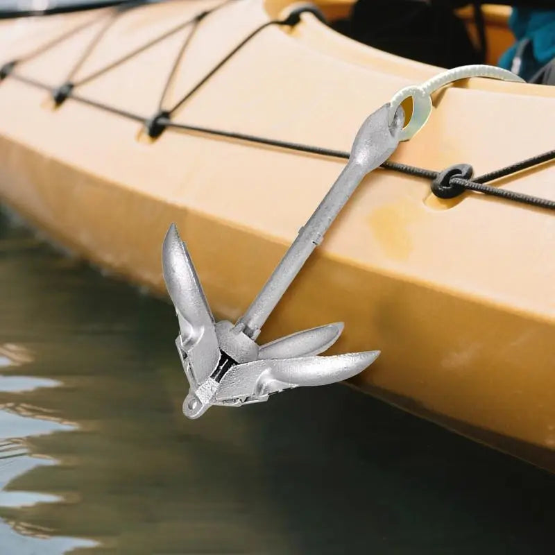 Anchoring For Kayak Quick Release Boat Anchoring Folding Heavy-Duty Retrievable Boat Accessories For Lake Fishing Kayaking Dock