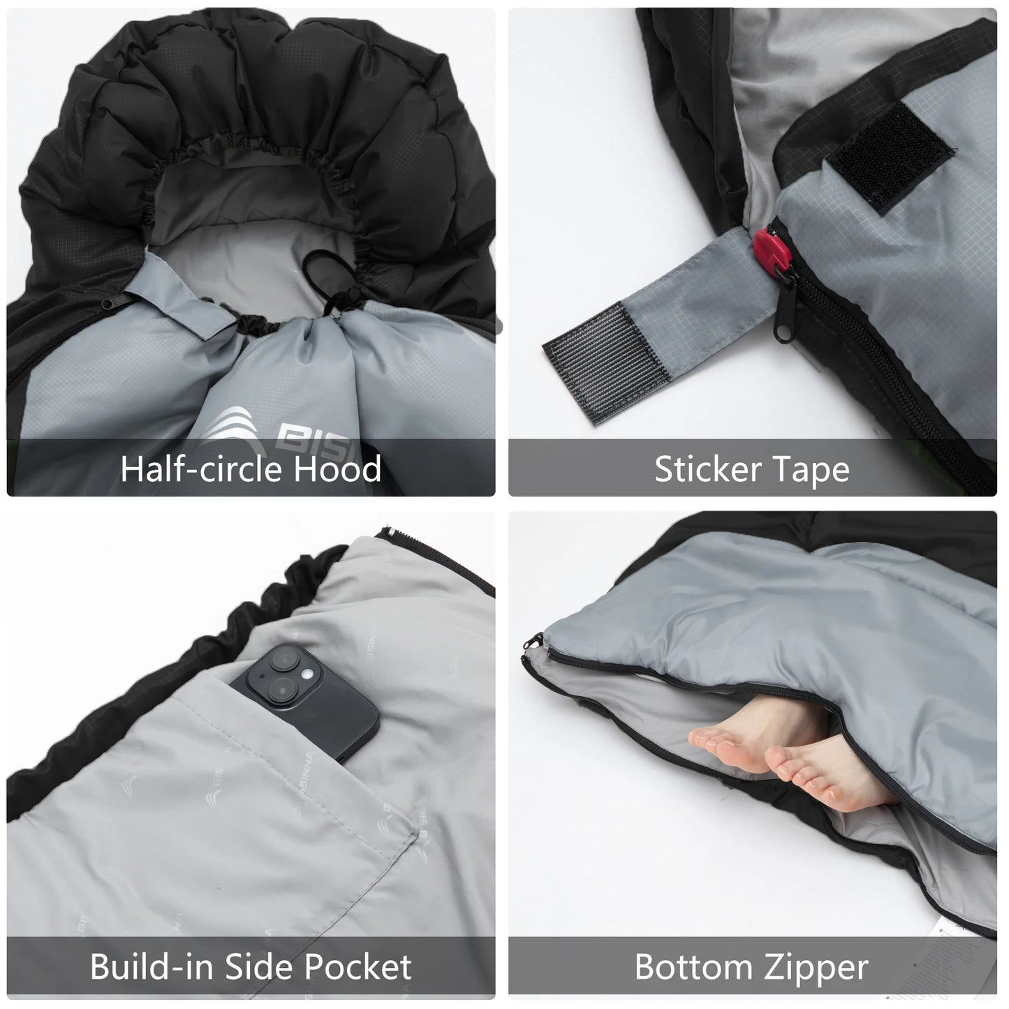 BISINNA Ultralight Waterproof Winter Sleeping Bag Backpacking